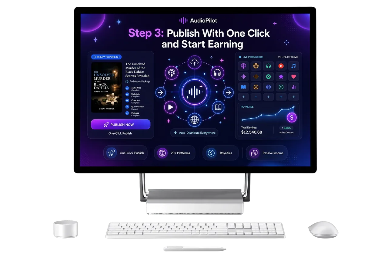 Publish With One Click and Start Earning