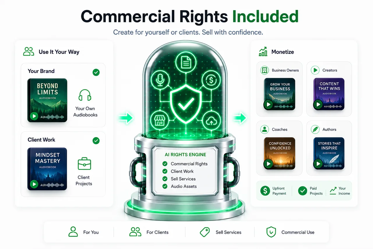 Commercial Rights Included