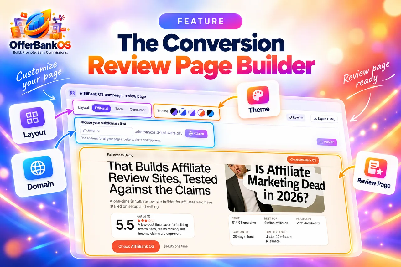 The Conversion Review Page Builder