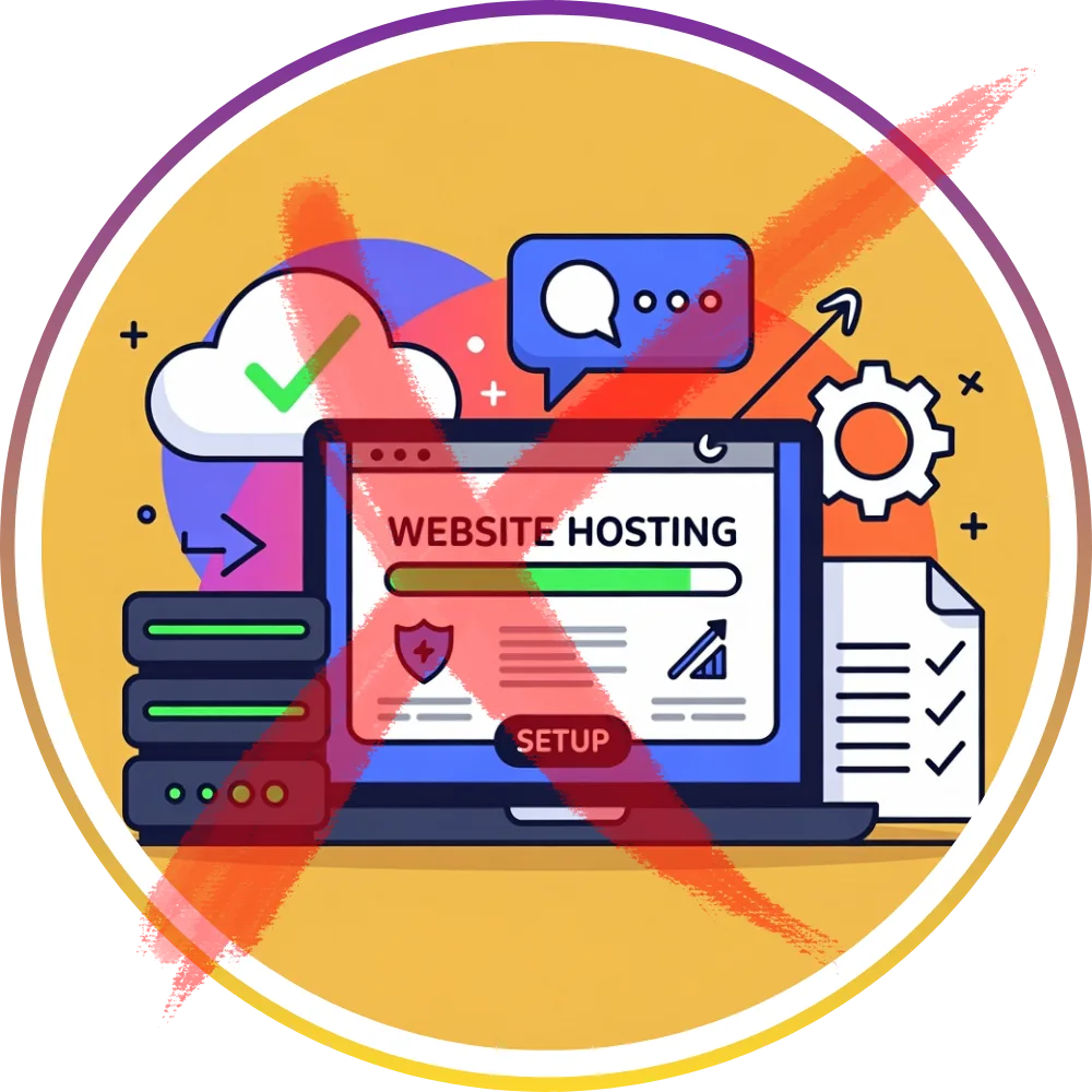 Zero hosting to set up