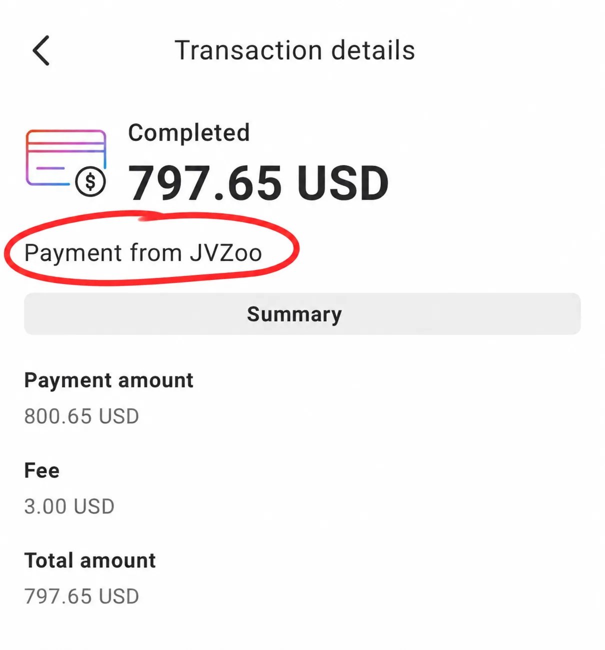 Real affiliate earnings