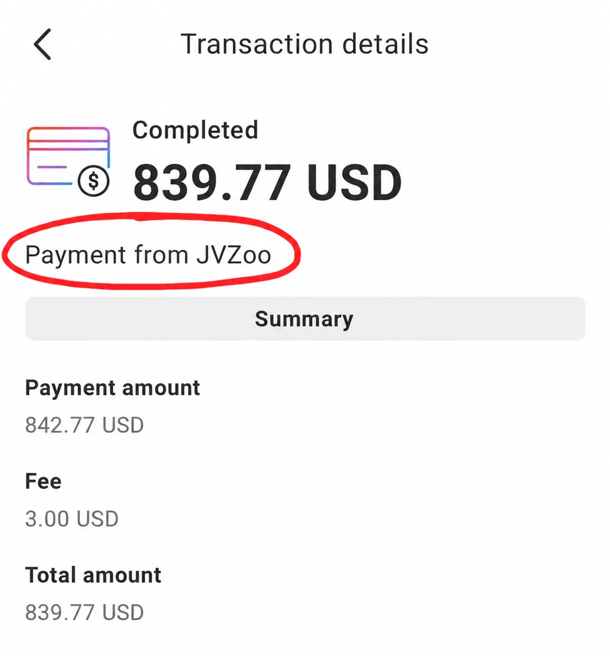 Real affiliate earnings